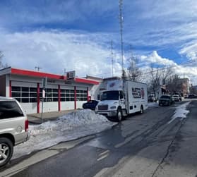 Matco Tools truck outside a store